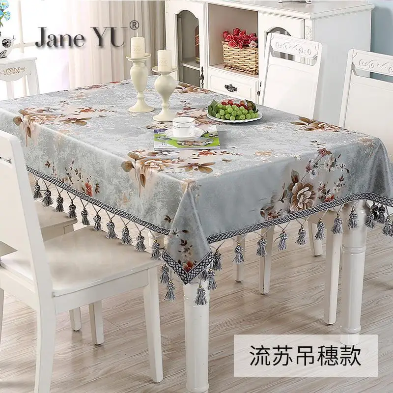 JaneYU الفاخرة الراقية الشمال الشاي مستطيلة مائدة مستديرة غطاء الفن مفرش طاولة الأوروبية المنزلية مفرش طاولة JaneYU الفاخرة الراقية الشمال الشاي مستطيلة مائدة مستديرة غطاء الفن مفرش طاولة الأوروبية المنزلية مفرش طاولة