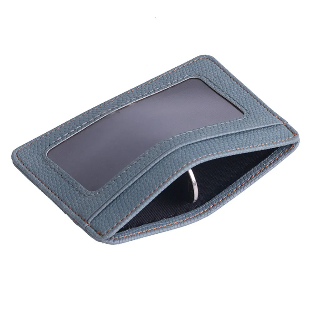 2019 тонкий мягкий PU кожаный мини-кредитный карточный кошелек бумажник держатель для карт s мужской кошелек тонкая маленькая сумка для карт