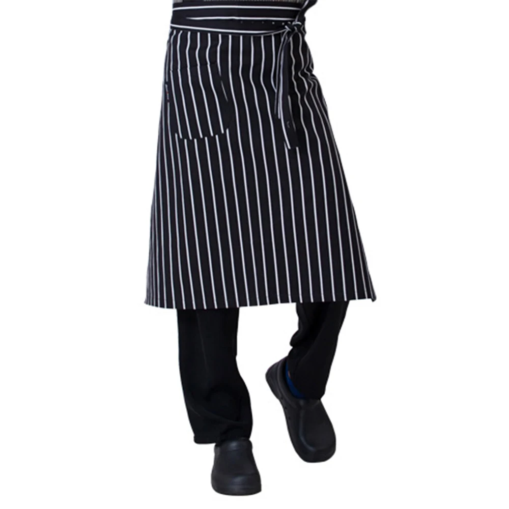 Новые Кухонные фартуки для приготовления пищи, рабочие обеденные фартук в стиле «унисекс» повара, гостиничная форменная одежда официантов, основные принадлежности