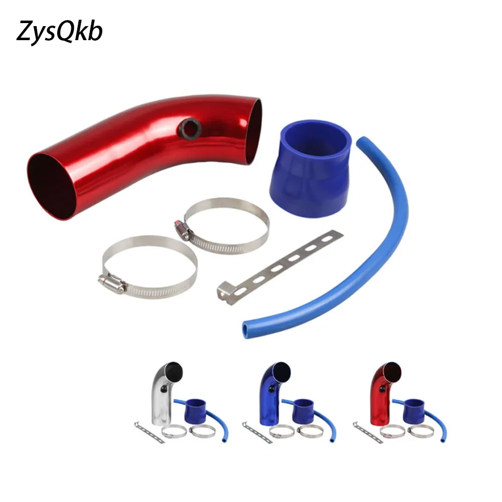 Free Shipping 3inch 76mm Aluminum car Air Intake Pipe Pipes cold Air