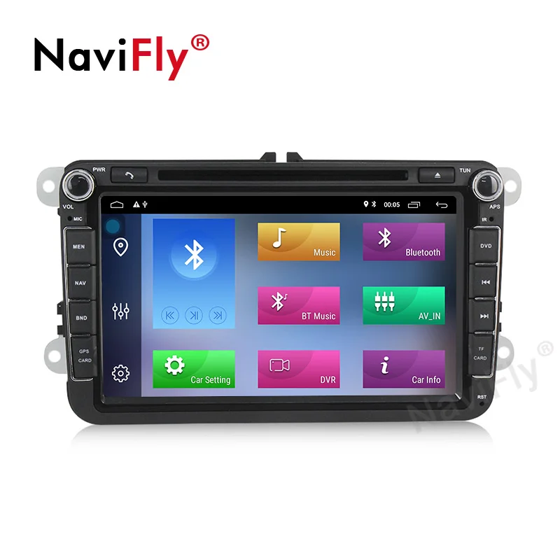 Clearance Android 9.1 8" 2din Car dvd radio Multimedia player for VW Volkswagen/PASSAT b6 b7/Golf 5 6/TOURAN/POLO/SHARAN GPS Navigation 1