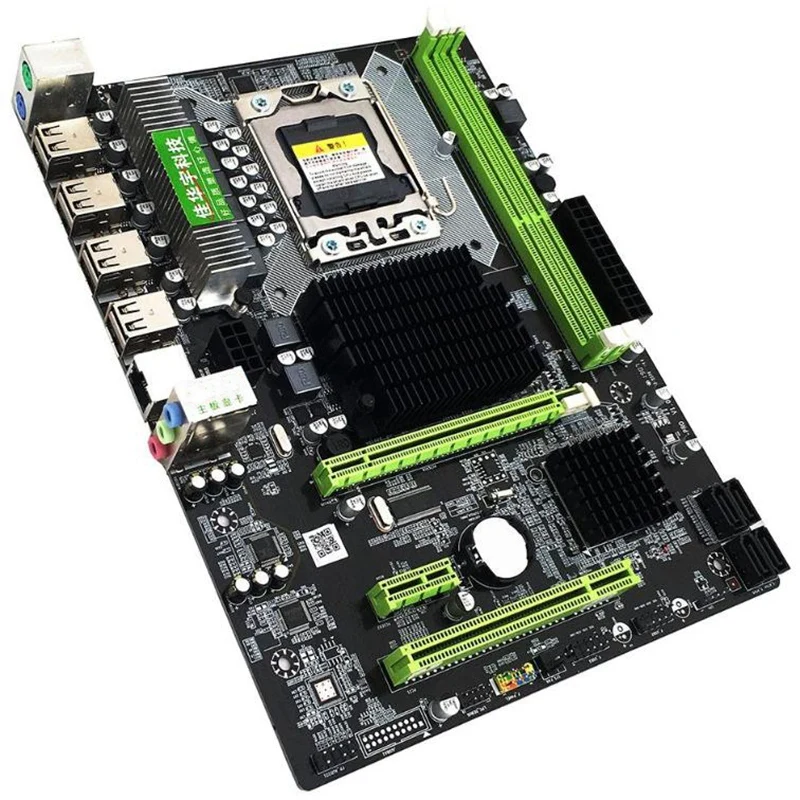 X58 Pro Lga 1366 настольная материнская плата с Ddr3 для E5502 L5506 W3503 Ec3539 Lc3528 2Xddr3 Dimm 1366Pin