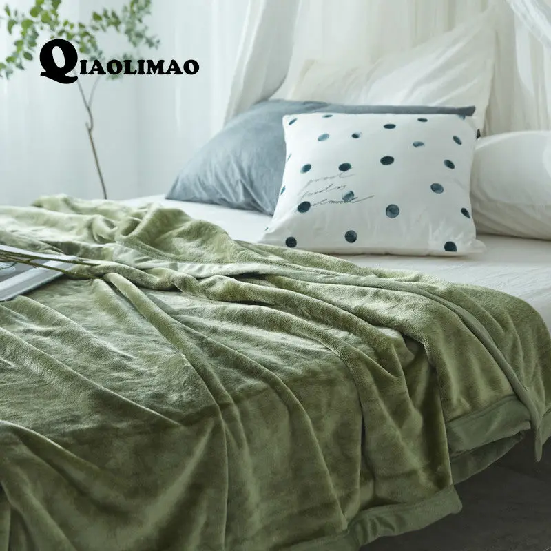 New 2017 Imitation Velvet Mink Blanket for Adult Soft Plush Fleece