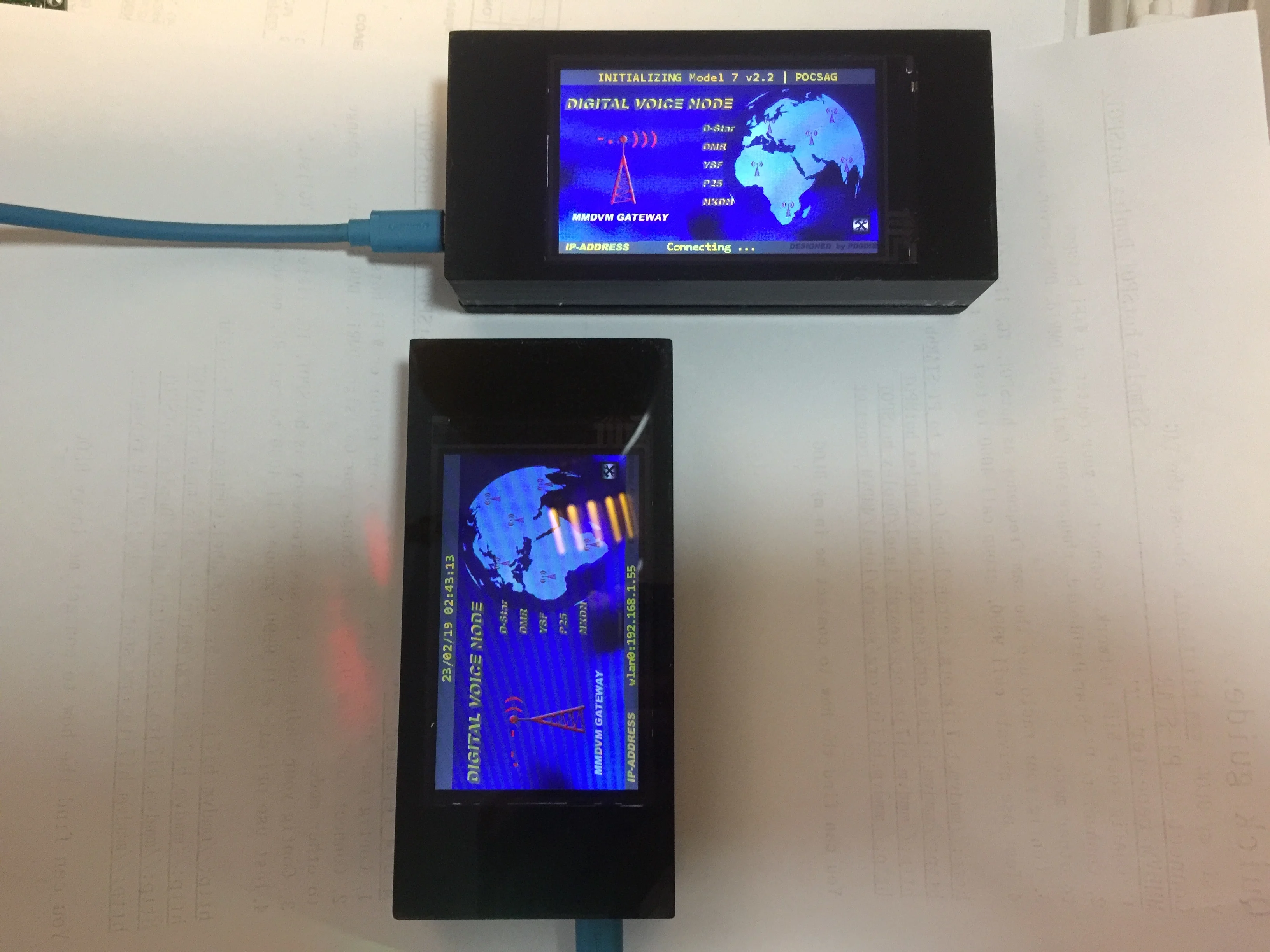 

MMDVM Integrated box of LCD_SPOT for Raspberry Pi Zero W with ANT