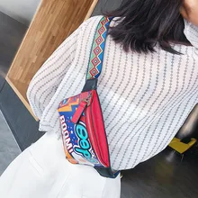 Поясная Женская поясная сумка на груди с принтом граффити, широкий плечевой ремень, сумка на пояс для телефона, Женская Функциональная сумка