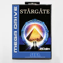 Stargate 16 бит игра sega Mega Drive Card с розничной коробкой для sega Mega Drive для Genesis