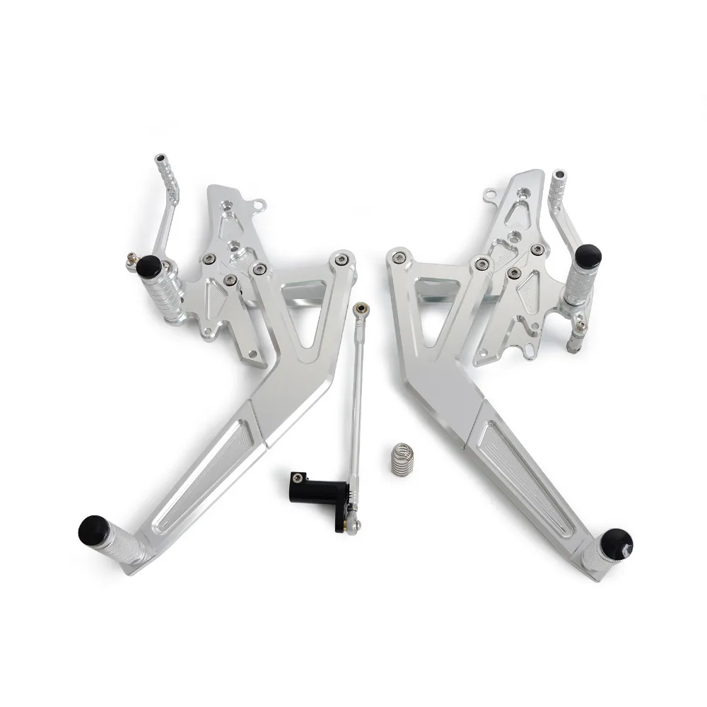 NICECNC CNC Rear Sets Foot Peg Footrests Footrest for Kawasaki Ninja