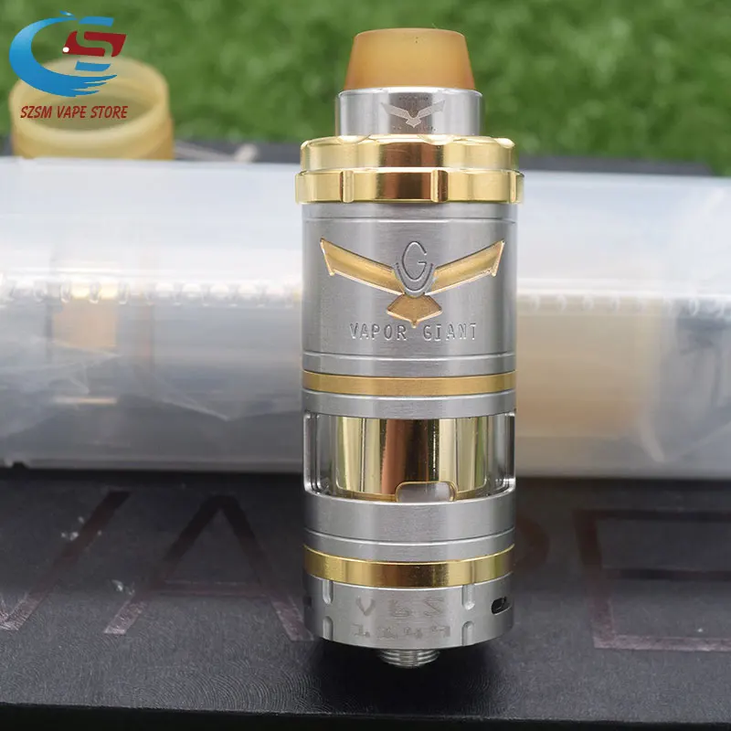Электронная сигарета v6S 23 мм RTA объем 6 мл 316ss Регулируемый нижний поток воздуха
