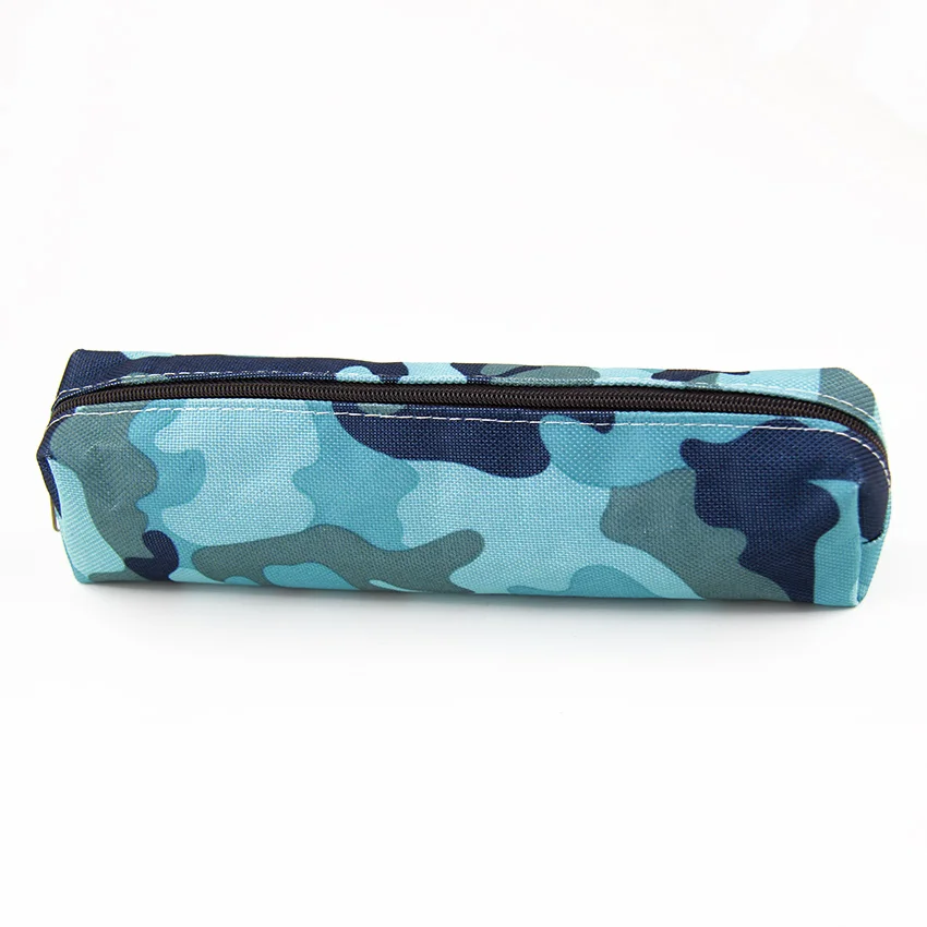Rough Enough Large Pencil Case Pouch with Zipper for Teen Boys Girls Kids Camo 