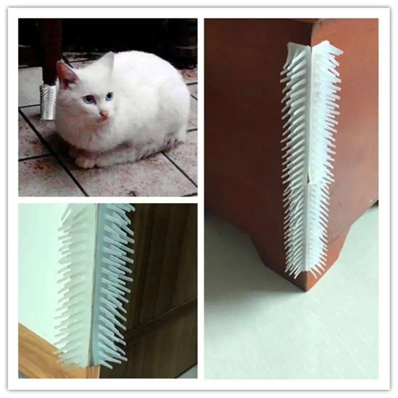Pet Cat Grooming Safe Self Grooming Brush for Wall Corner Free Hand
