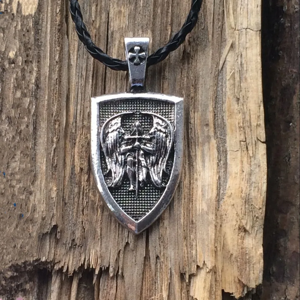 Ожерелье Archangel St Michael Protect Me 1 шт.|charm necklace|talisman necklacenecklace talisman |