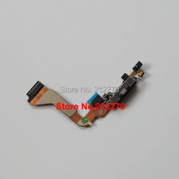 

YUYOND 50pcs New USB Dock Connector Charger Charging Ribbon Flex Cable For iPhone 4 Black High Quality Wholesale Price