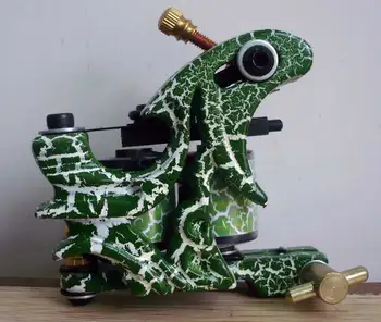 

10Pcs/lot Pro Casting Iron Tattoo Machine 10 Wraps coil stainless steel Tattoos Body Art Gun Coil Machine LPC-ITM-7014-9I