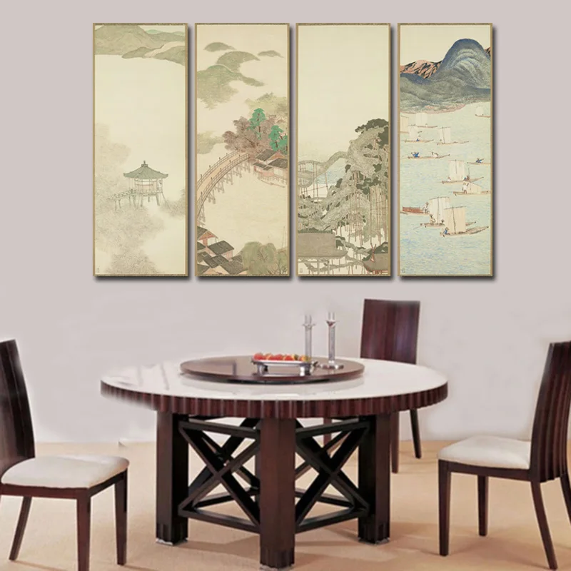 Japan Ukiyo-e, landscape collection, classical home decoration painting (5)