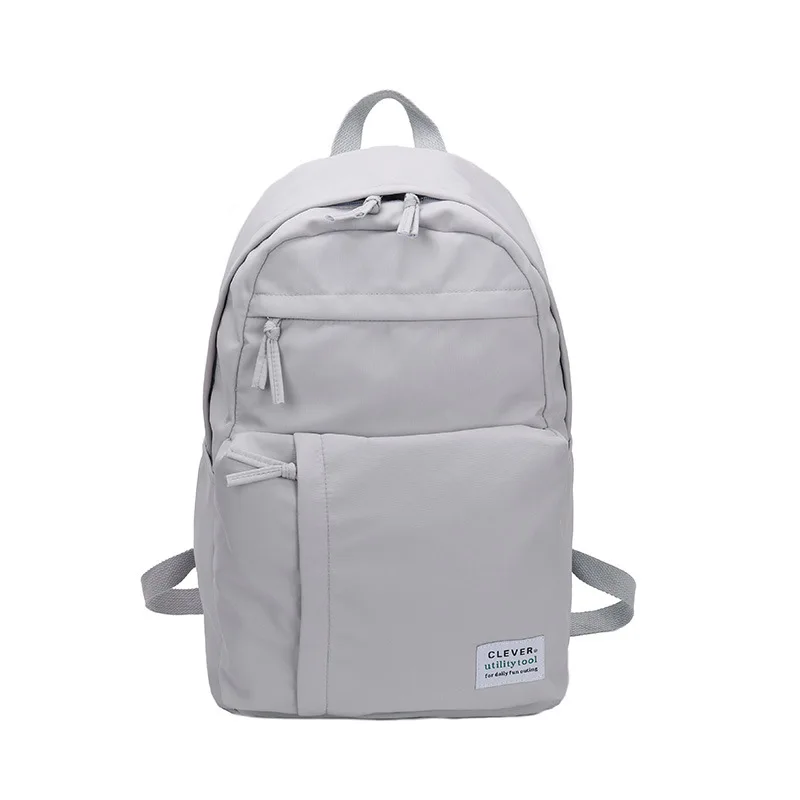 

3PCS / LOT Fashion Women Backpack Solid Color Casual Shoulder Bag For Teenage Girl Harajuku style School Bag Bagpack Rucksack