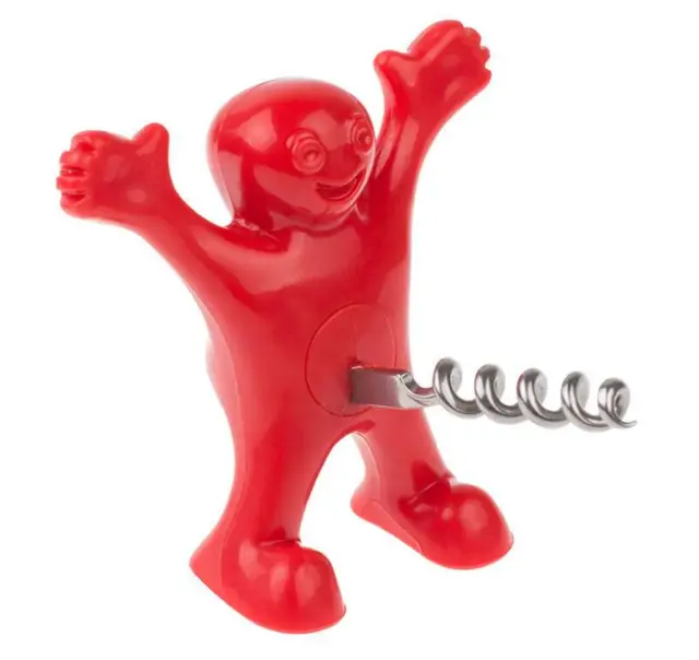 Funny Creative Wine Opener Novelty Red Wine Openers ABS Red Wine Bottle