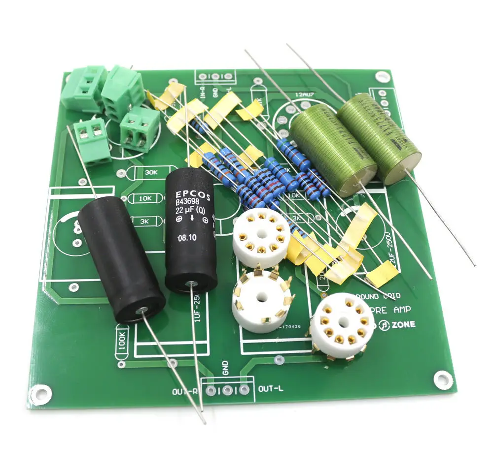 GZLOZONE Ground Grid GG Preamp Kit / GG Tube Preamplifier Kit (No Tube