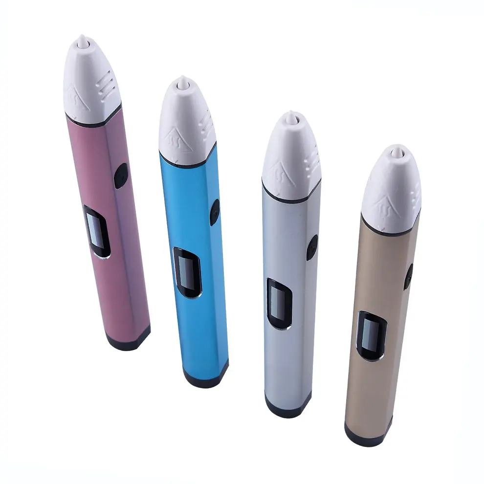 

Aladdinbox 3D Printing Pen Aluminum Low Temperature PCL Filament 3D Painting Drawing Pen for Children Kids Gift DIY US Plug