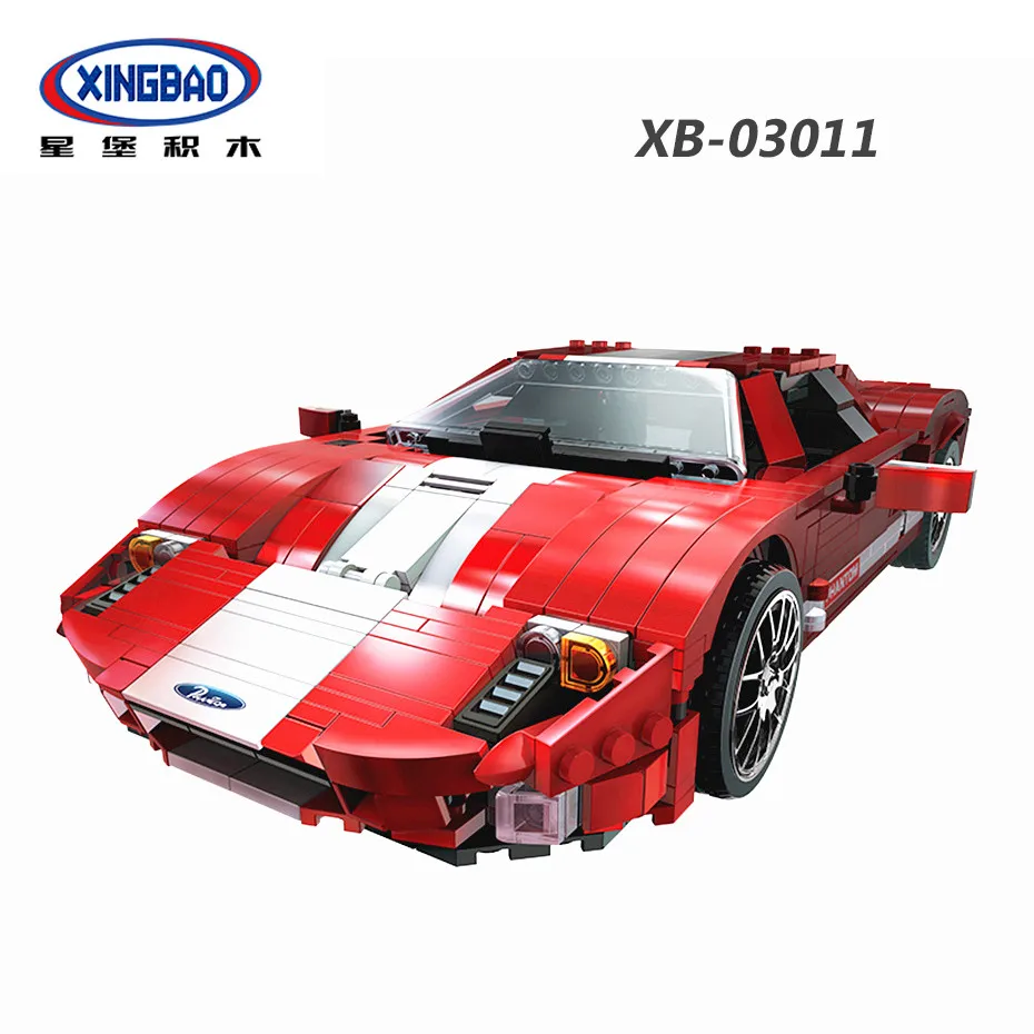 Xingbao Building Blocks Easter Roadworks Automotive Car Model Kit Child Gift 