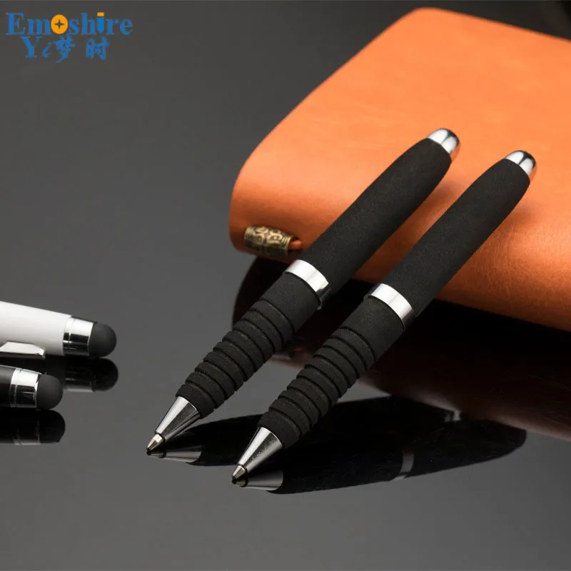 Emoshire EVA metal touch screen ballpoint pen sponge handle creative advertising gift capacitance pen custom LOGO a generation of hair (2)