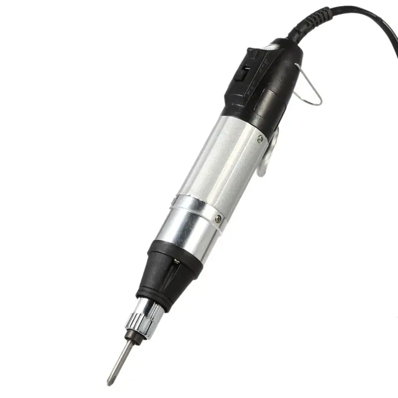 US Plug AC110-220V Battery Screwdriver DC Powered Electric Screwdriver With 10pcs Bits Stepless Speed Regulation Repair Tool