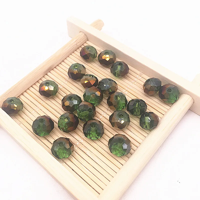 

4x3/6x4/8x6mm Rondelle Austria faceted Crystal Glass Beads Loose Spacer Round Beads DIY Jewelry Making For Bracelet Necklace #01