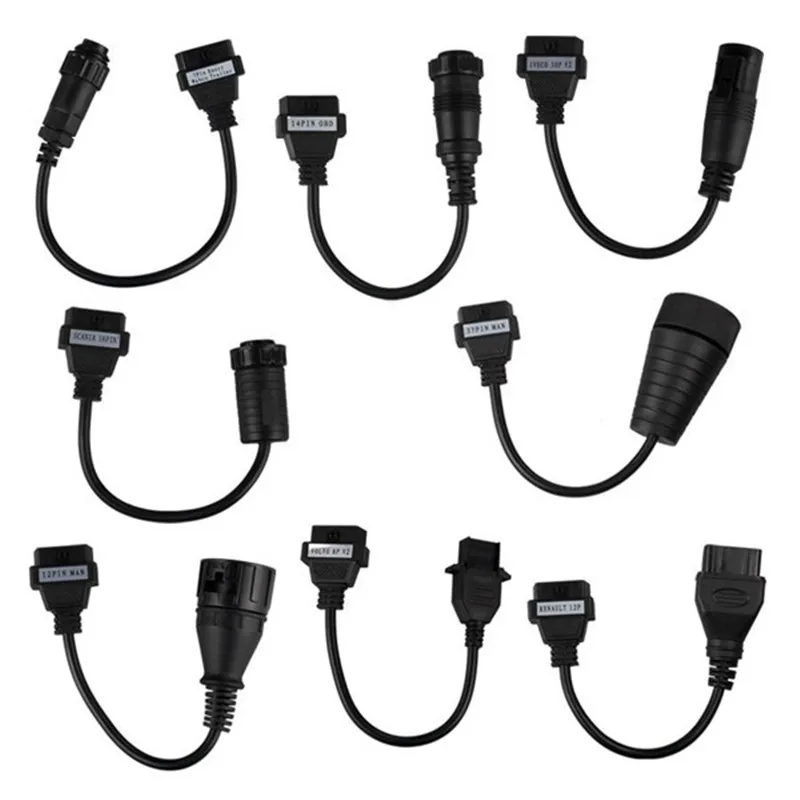 Кабель 8 в 1 для грузовиков VD TCS CDP Pro Plus OBD 2 OBDII диагностический инструмент