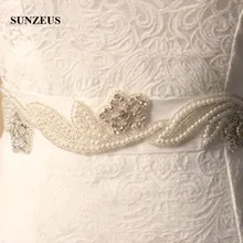 Элегантный свадебный пояс с жемчугом, стразы, цветы, острые Свадебные ремни, пояс для формального платья, аксессуары, boda SBE09