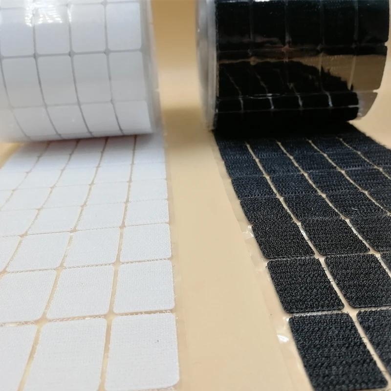 

50-100Pairs Self Adhesive Fastener Tape Hook Loop Disks Magic Round Double Side Sticker Nylon Table Chair Feet With Glue 20*28mm