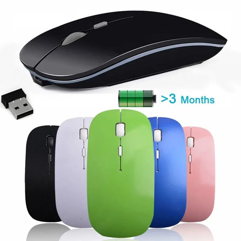 

Cewaal 2.4 GHz Optical Wireless Mini Mouse Ultra Slim Comfortable PC Wireless Mouse with USB Receiver for Laptop Desktop