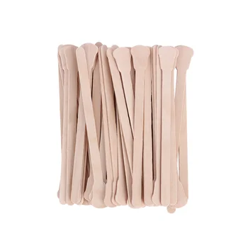 

50Pcs/Lot Wooden Waxing Wax Spatula Tongue Disposable Bamboo Sticks Hair Removal Cream Stick For Waxing Body Hair Care