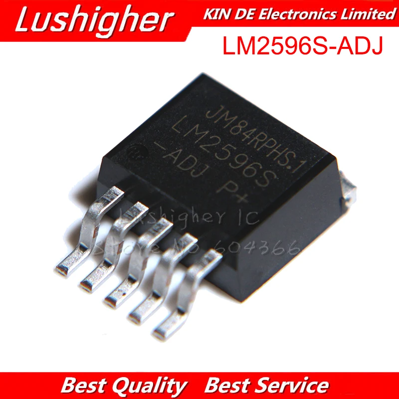 100 Pz Lm2596S-Adj To263 Lm2596-Adj To-263 Nuovo Originale