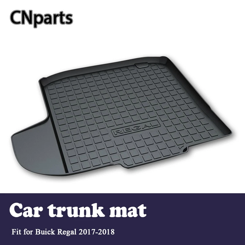 

CNparts 1Set Car Cargo Liner rear trunk mat For Buick Regal 2017 2018 Car Boot Tray Waterproof carpet Anti-slip mat Accessories