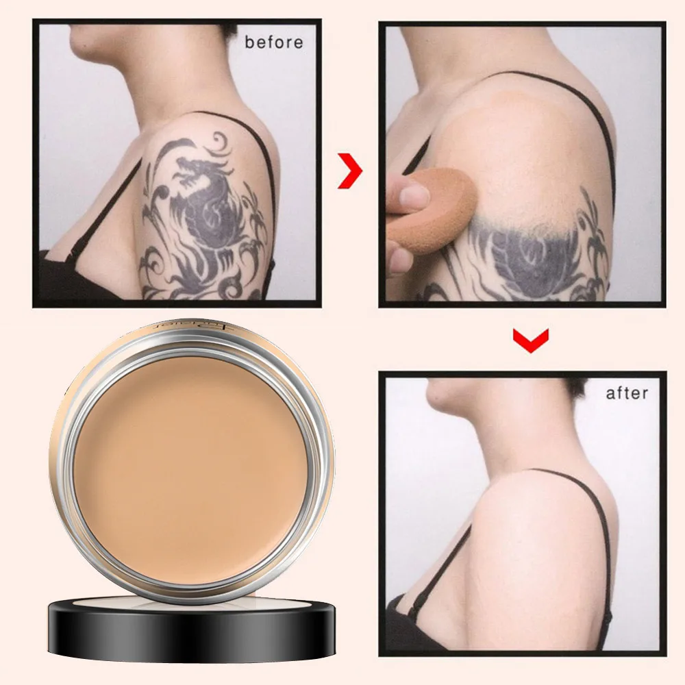 

Full Coverage Cream Concealing Foundation Moisturizing Eye Dark Circles Cream Face Corrector Waterproof Make Up X3.22