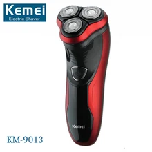 Kemei KM-9013 Electronic Rechargeable Shaver Triple Blade Electric Shaving Razors Men Face Care 3D Floating EU 220V