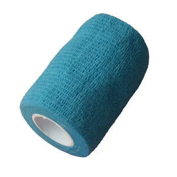 

12Pcs/ Lot Self Adhesive Ankle Finger Muscles Care Stretch Cohesive Bandage Gauze Dressing Tape Sports Support Sky Blue