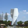 Turbine éolienne verticale 400w à 600w 48V de haute qualité avec régulateur solaire hybride 600w 48V, pour un usage domestique ► Photo 2/6