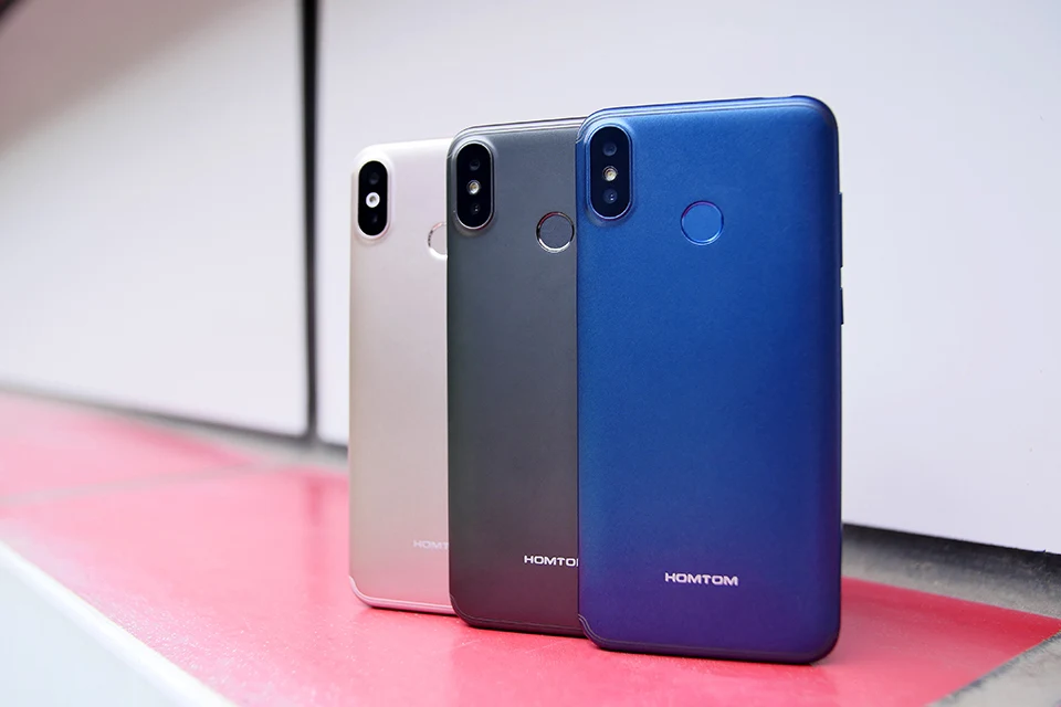 HOMTOM C2 глобальная версия смартфона Android 8,1 мобильный телефон Face ID 4G-LTE Quad Core13MP двойная камера Сотовый Телефон Новинка