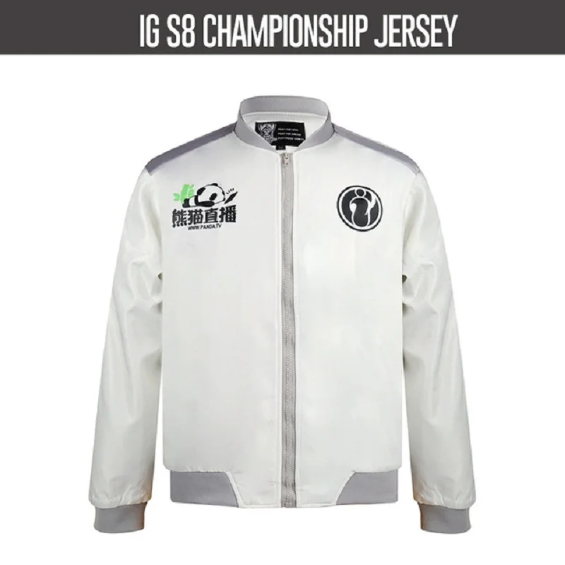  2018 LOL World Winner IG S8 Jacket Invictus Gaming Team The Shy Rookie Jackeylove Jacket LPL Lol Pr