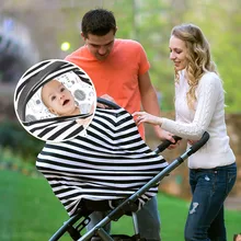 Новая детская накидка для автомобильного сиденья детское кормовое покрывало для магазиннной тележки муслиновая ткань высокий стул Чехлы для младенцев грудное вскармливание крышка