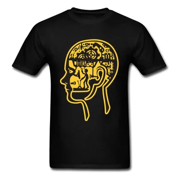 

Internal Control Brain Tees Plain Crew Neck Short Mexican Skull Male Top T-shirts Soft Comfortable Tee Shirts Cutsom