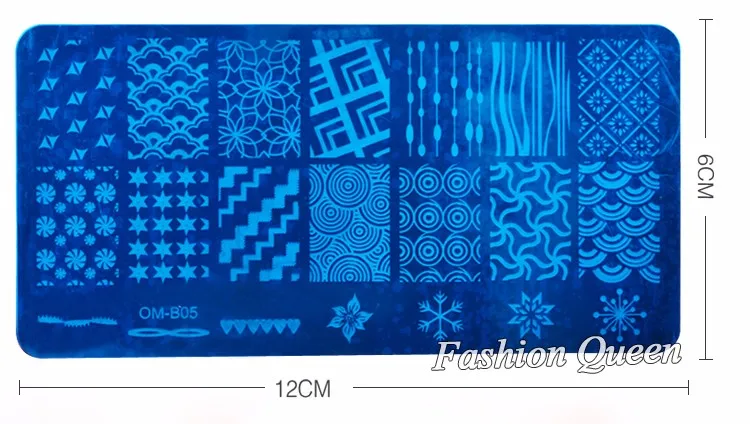 1 шт 6X12 см шаблон для штамповки ногтей Шарм Дизайн Konad Лак для ногтей пластины DIY Инструменты для штамповки ногтей