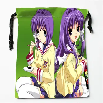 

J&w52 New CLANNAD #4 Custom Printed receive Bag Compression Type drawstring bags size 18X22cm W725&DWb52