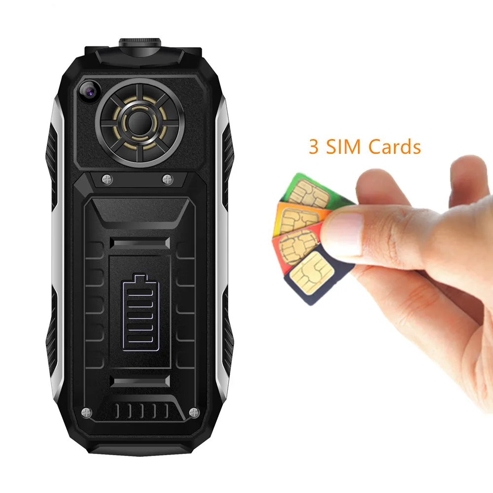 Мобильный телефон SERVO MAX 2 4 дюйма 3 SIM карты антенна Аналоговое ТВ изменение голоса