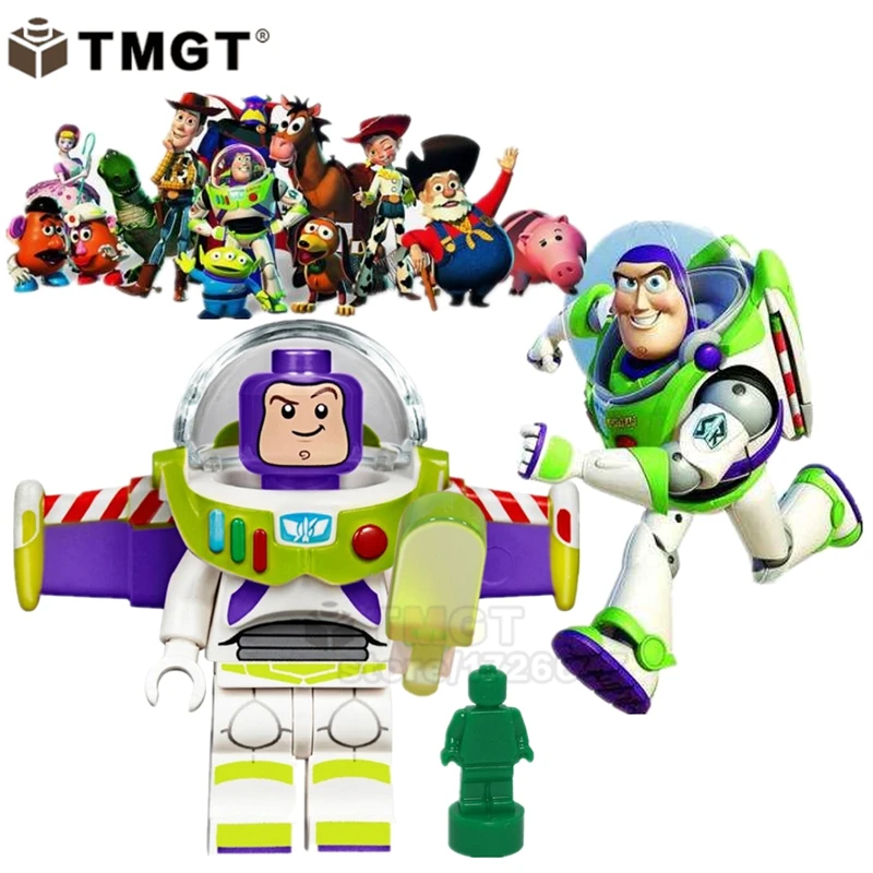 

Buzz Lightyear Toy Story 4 juguetes Gaby Baby Gizmo E.T. boys cartoon Building Blocks Bricks Toys for Children Christmas gifts