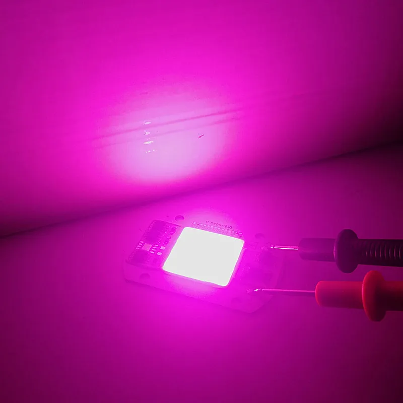 220В COB LED Chip Phyto лампа полный спектр 50 Вт светодиодные диодные лампы для