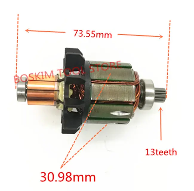 Арматура 18V мотор для MAKITA 619263-3 619287-9 DDF456Z DF456D DDF456RFE3 ротора BDF456RFE DDF456 BHP456 BDF456 DDF456RME