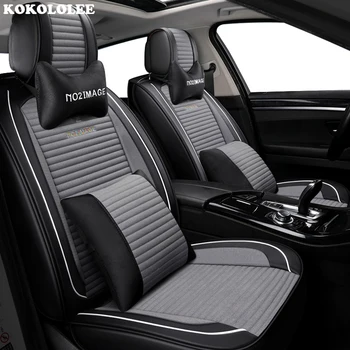 

KOKOLOLEE Front Rear Car Seat Cover Universal auto seats covers for benz mercedes w220 w221 w222 w245 B250 jac j3 j5 j6 s3 s5 s6