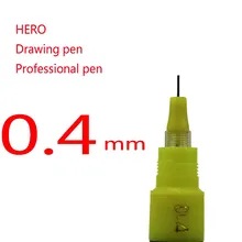0,4 мм герой перезаряжаемая игла для чернил ручки для рисования ручка техническая ручка 81A