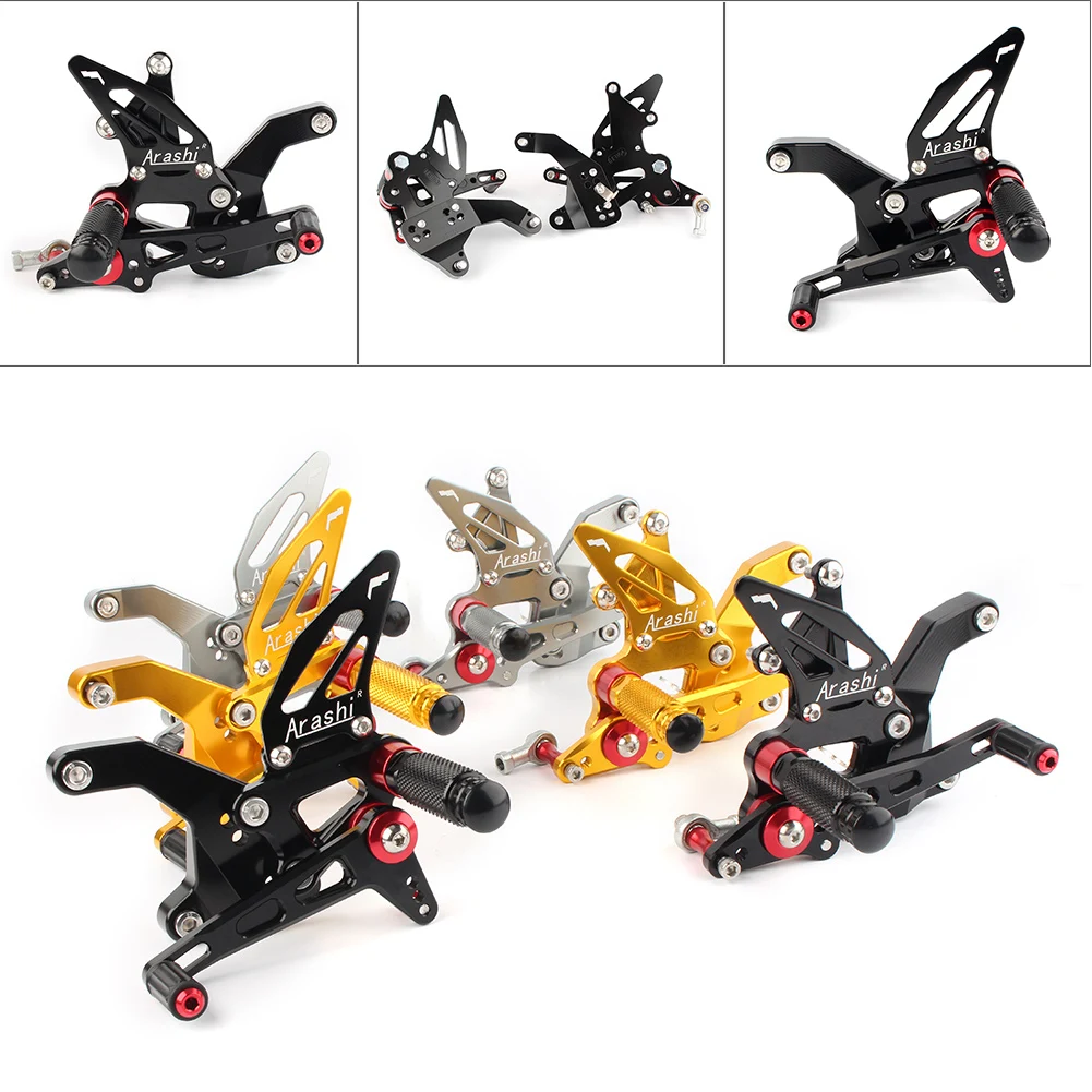 

Rear Foot Pegs Pedals Footrest Adjustment For Kawasaki Z900 Z 900 2017 2018 Motorycycle Accessories